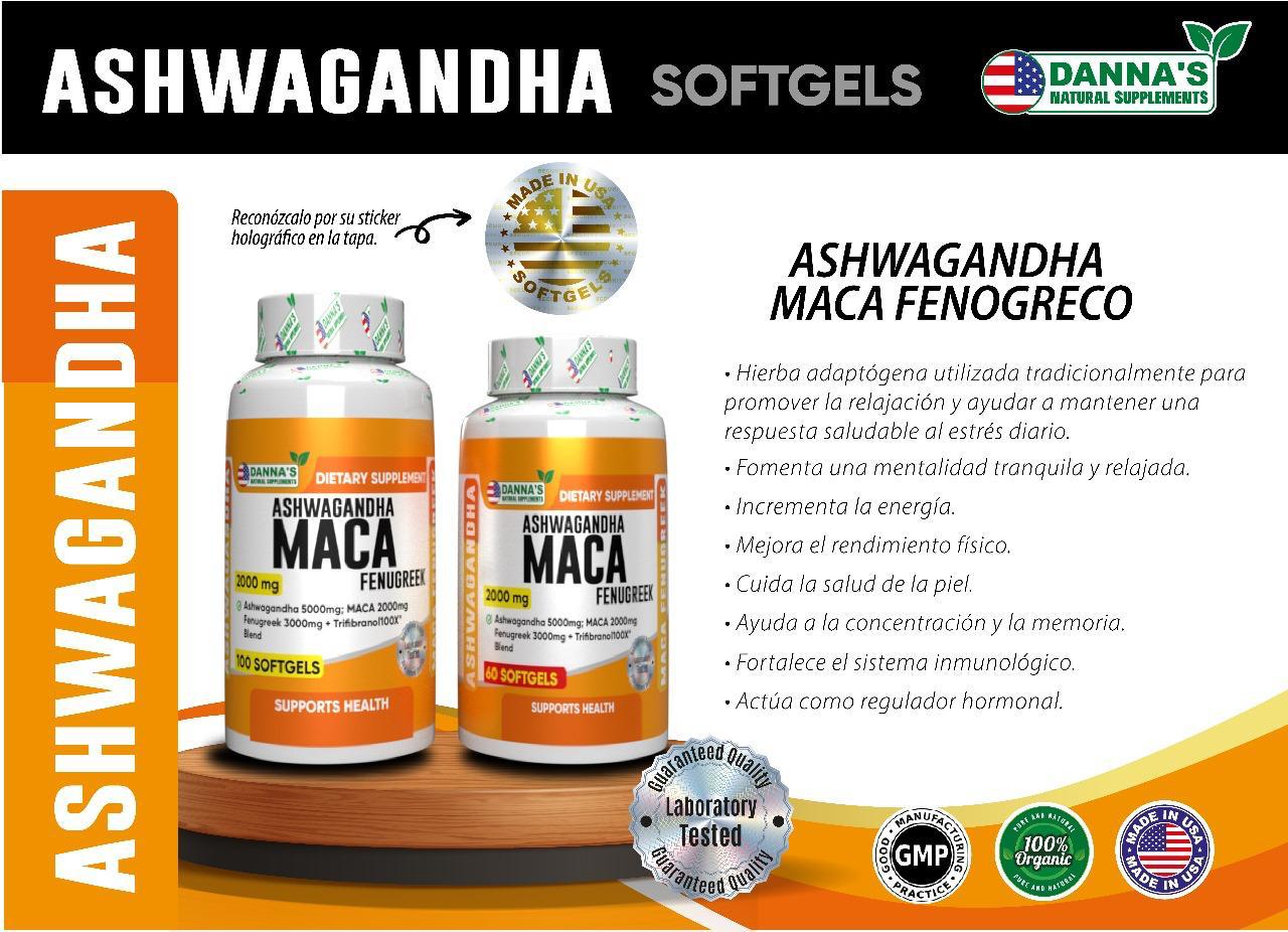 ASHWAGANDHA MACA FENOGRECO